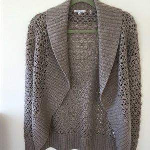 Vince open front sweater. M